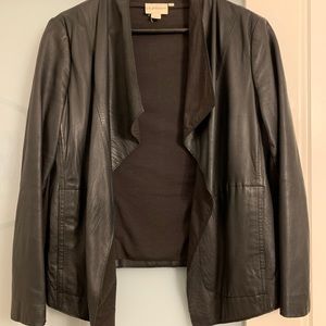 DKNY 100% lamb skin leather jacket Medium